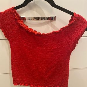 Ruffled Brandy Melville Shirt